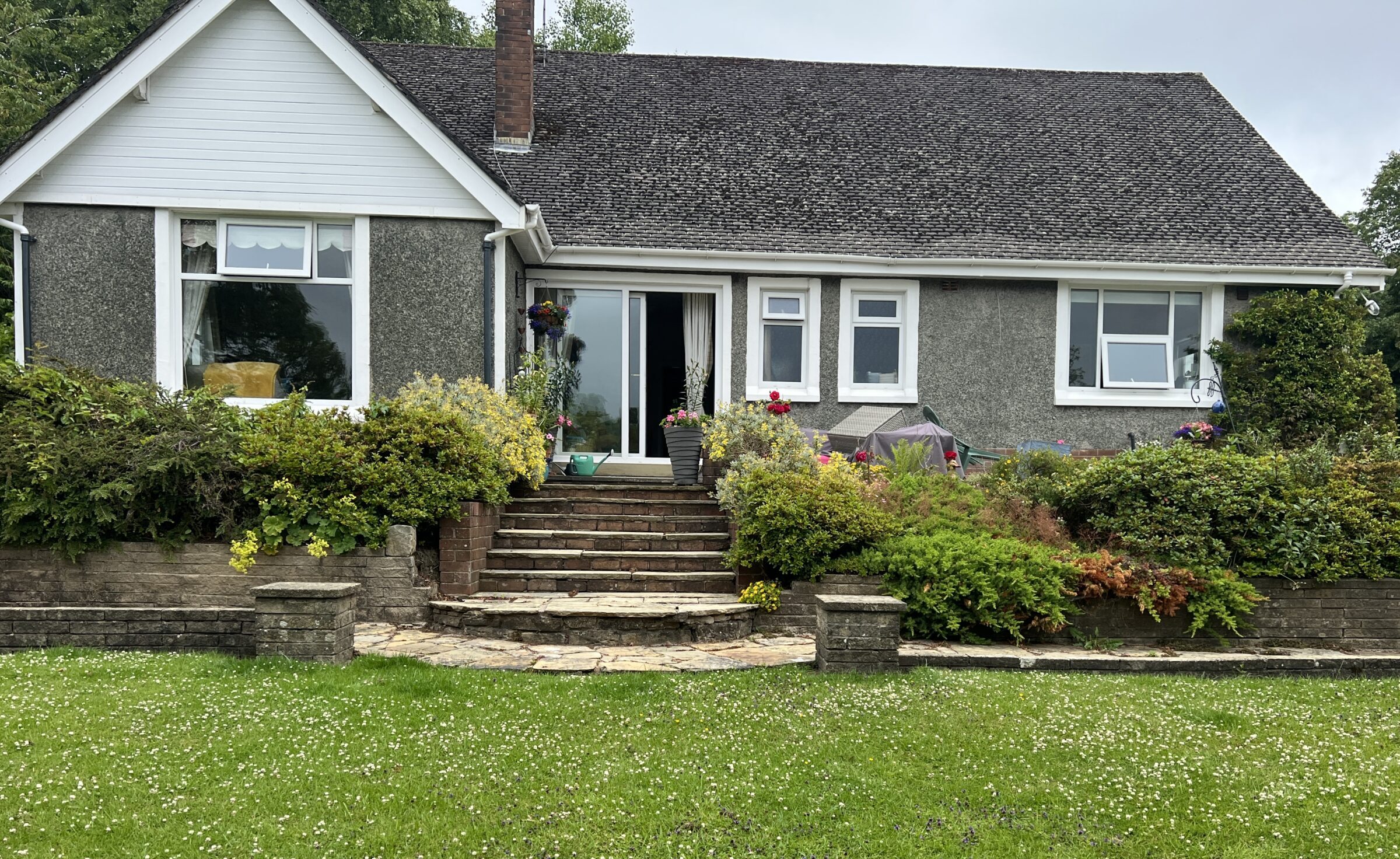 Before shot of house